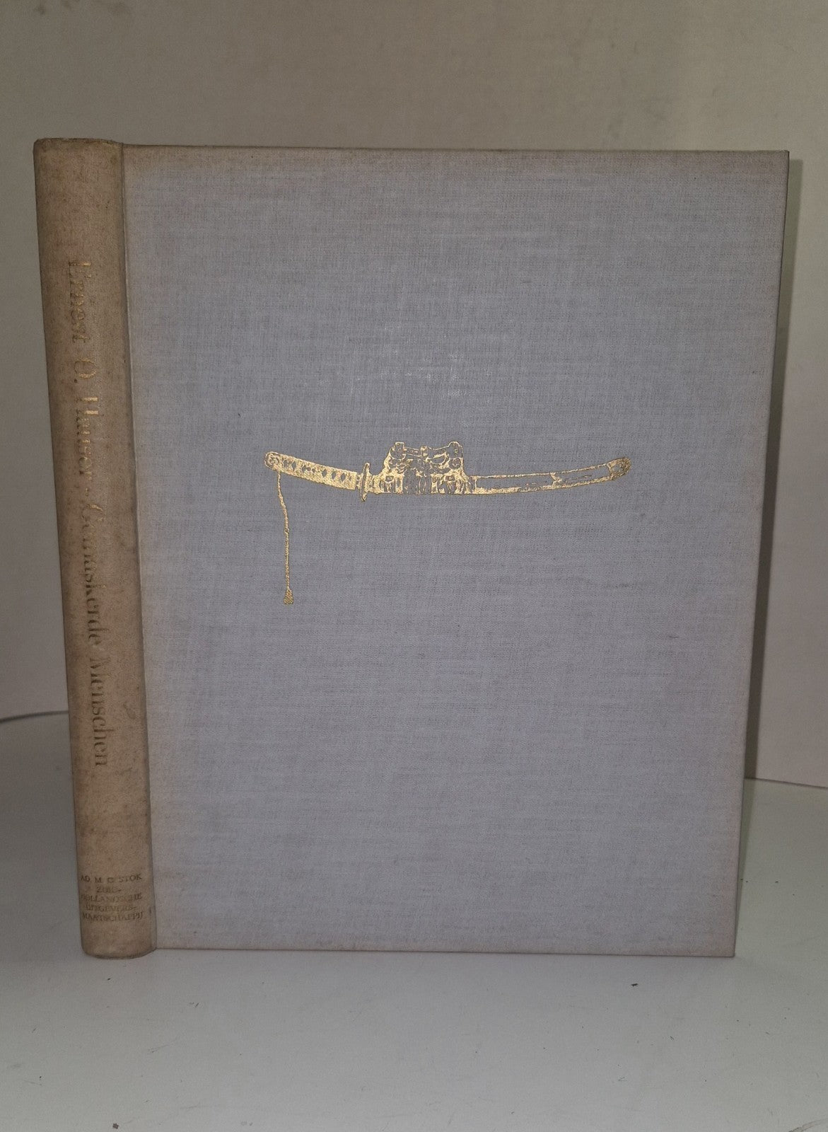 GEMASKERDE MENSCHEN Ernest O. Hauser W H. C. Boellaard JAPANESE ART BOOK , DUTCH0