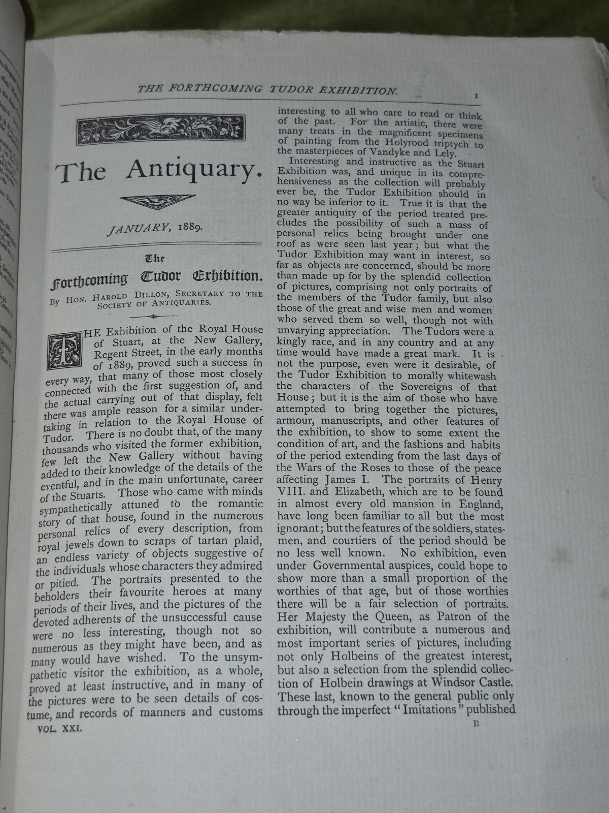 3 Bound Volumes of The Antiquary A Magazine: 1887, 1885, 1890 Elliot Stock4