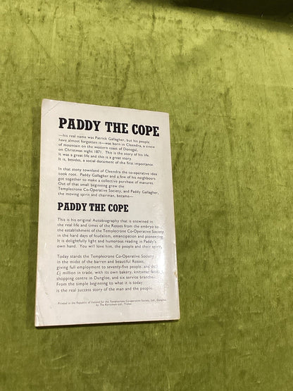 Paddy The Cope by Patrick Gallagher [Templecrone Co-operative Society] pb book2