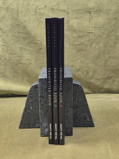Luis Royo - Prohibited Books #1-3 - Heavy Metal , Adult Art Book HB DJ3