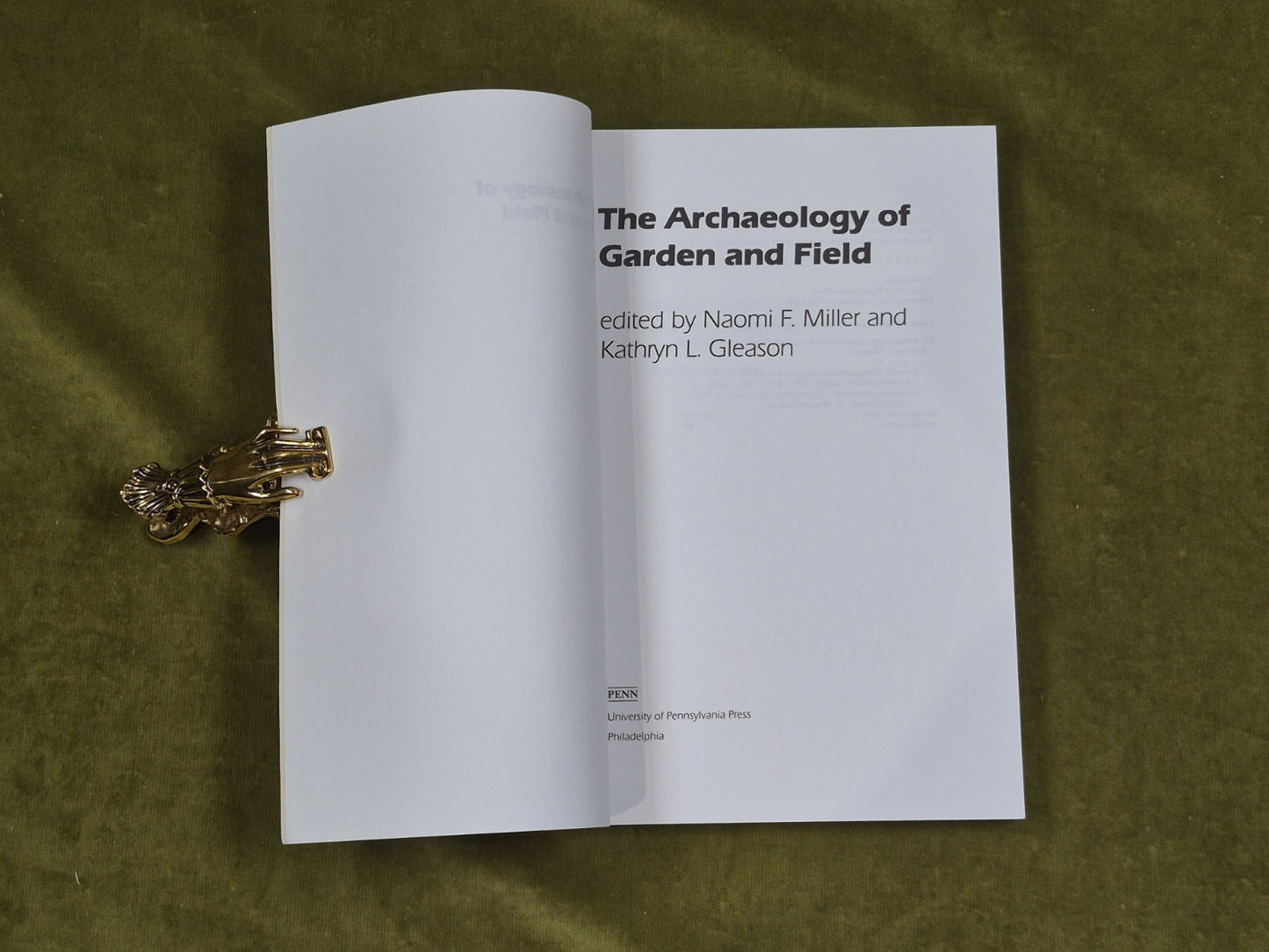 The Archaeology of Garden and Field by Naomi F. Miller & Kathryn L. Gleason3
