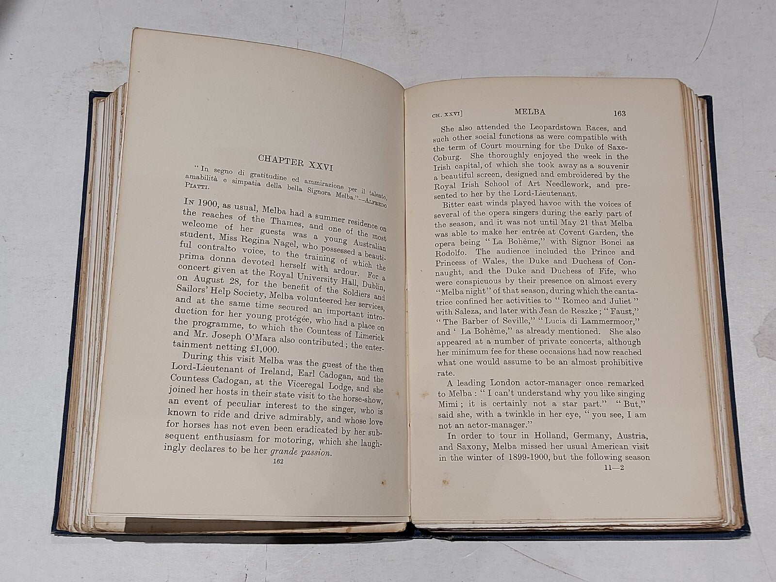 Melba: A Biography by Agnes G. Murphy, pub. by Chatto & Windus  1909 UK 1st Edit7