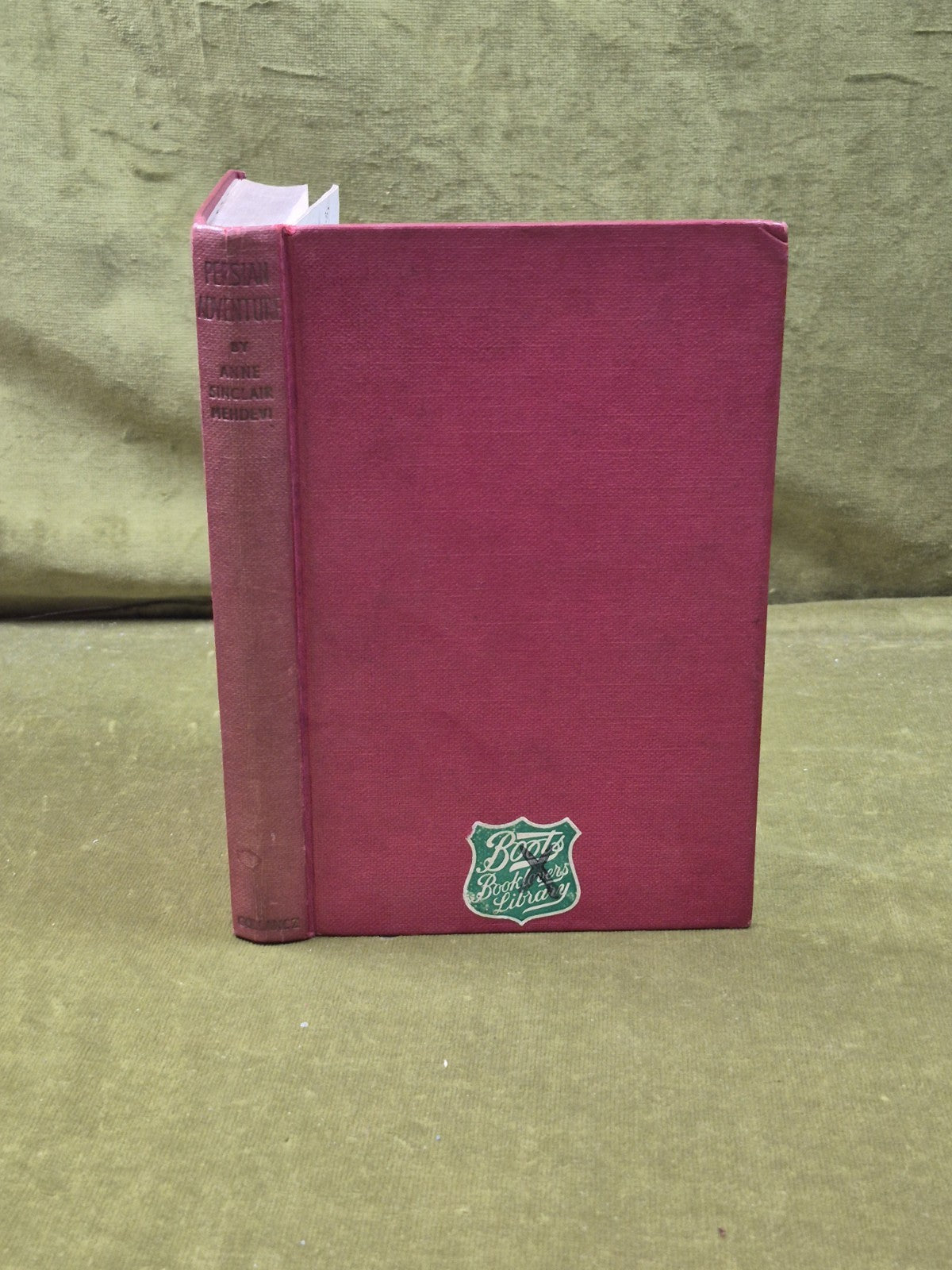 Persian Adventure - Anne Sinclair Mehdevi , Victor Gollancz 1953 1st HB Ex Lib0