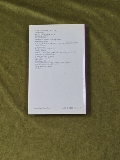 Scottish Folk Tradition : A Collection - David Buchan , Routledge 1984 1st HB DJ1