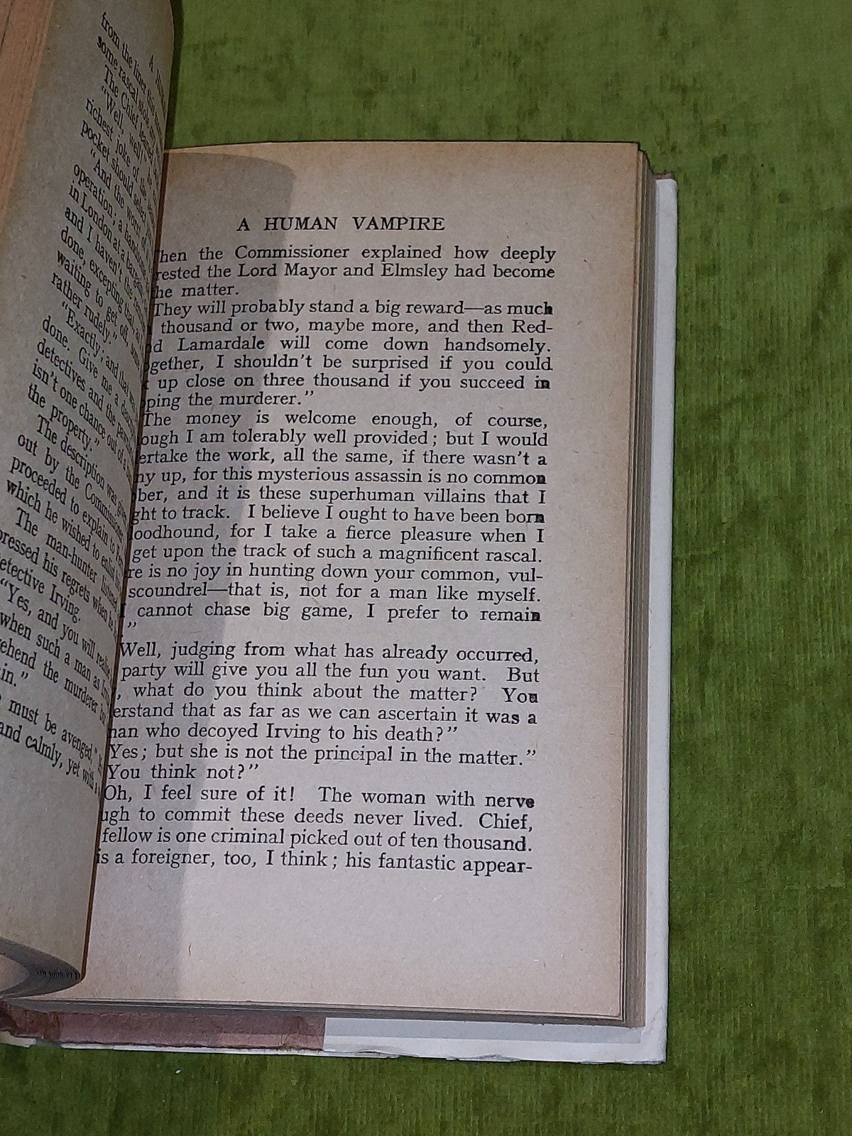 A Human Vampire by T. Francis Elstow [Modern Publishing] HB/DJ Rare Book8