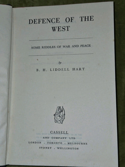 Defence of the West B. H. Liddell Hart 19508