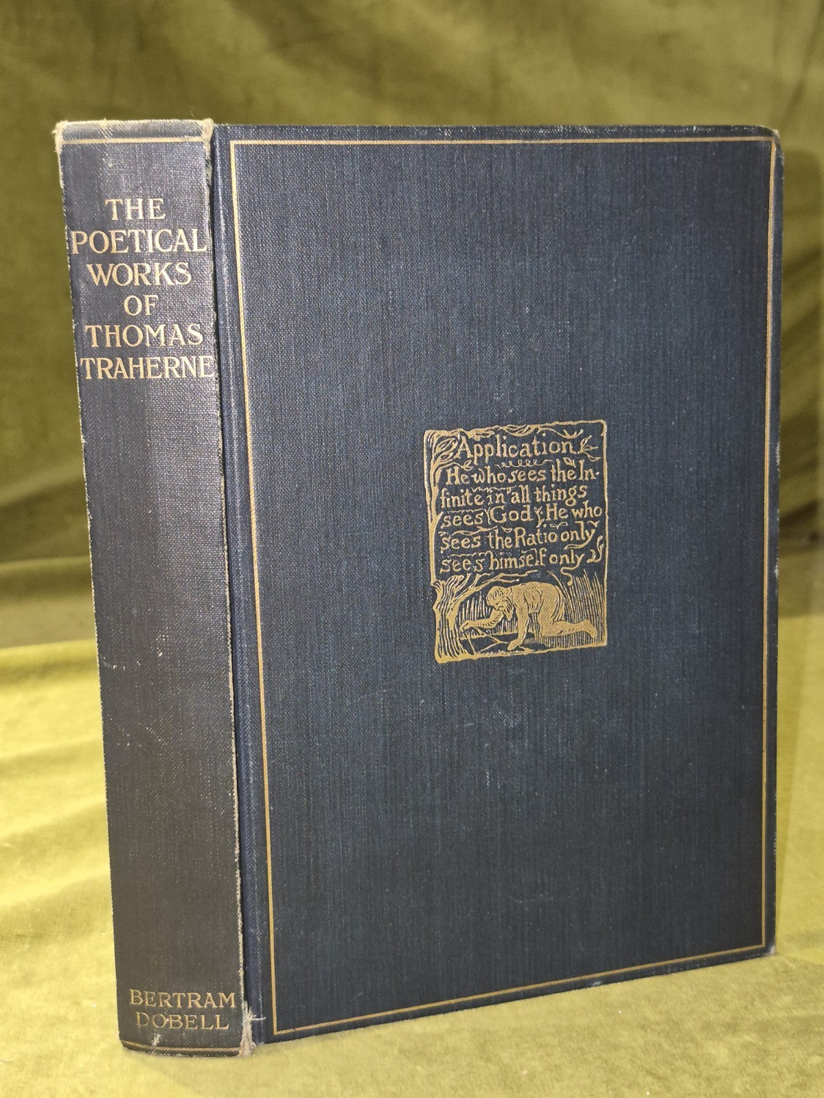 The Poetical Works of Thomas Traherne Second Edition 1906 Bertram Dobell0