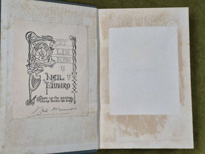 The Lost Pibroch - Neil Munro SIGNED Authors Ex-Libris - William Blackwood 19234
