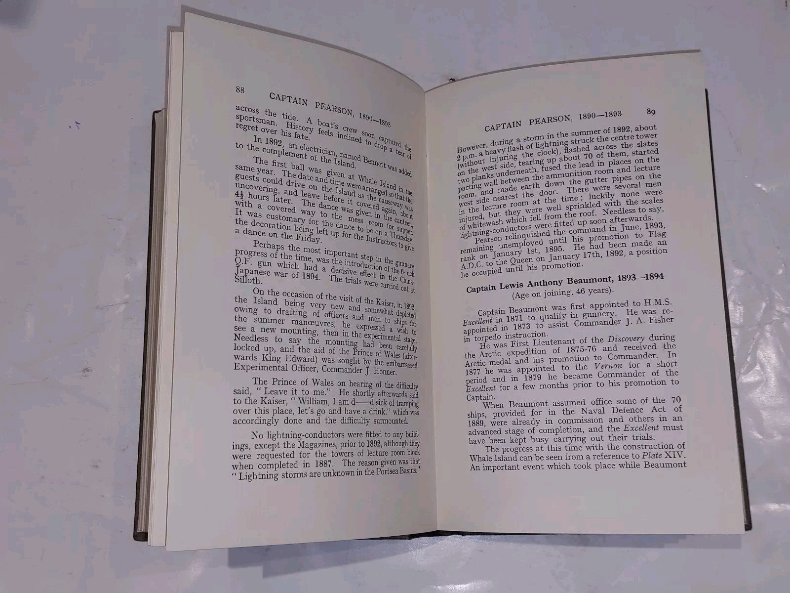 H.M.S. Excellent 1830 To 1930, Charpentier Ltd (1930) Hb Book8