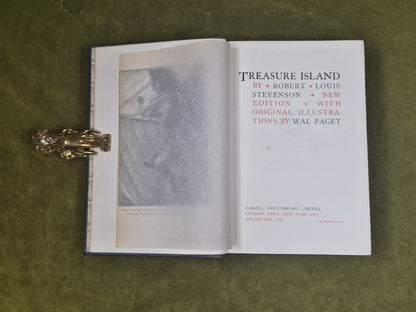Robert Louis Stevenson - Treasure Island New Ed Illus. Wal Paget , Cassell 18995