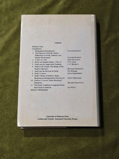 Character of Swift's Satire - Rawson Claude1