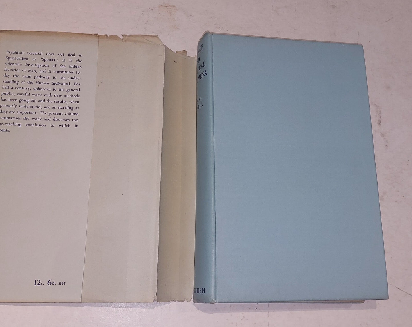 SCIENCE AND PSYCHICAL PHENOMENA By G. N. M Tyrrell - Hardcover 1938 1st Edition 3