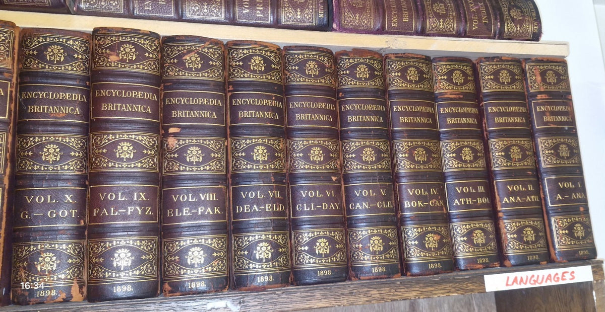 Encyclopedia Britannica Ninth Edition & Tenth Edition Plus Maps & Indexes8