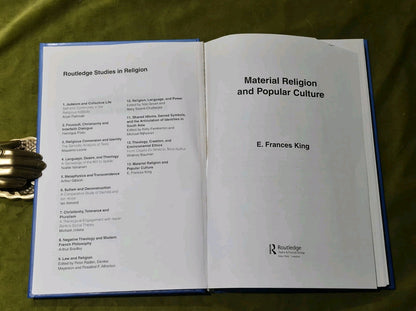 Material Religion and Popular Culture - E. Frances King Hardback3