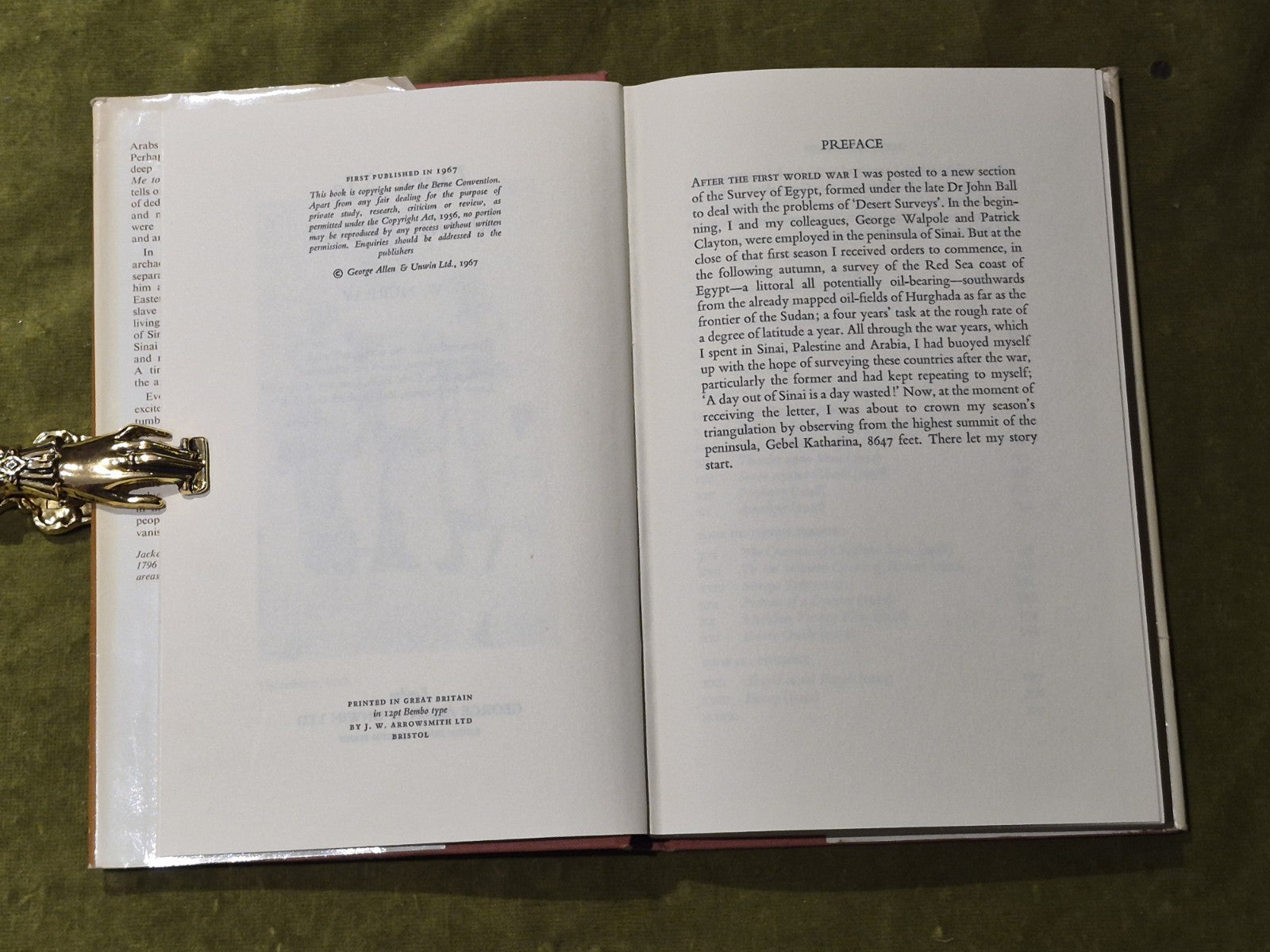 G.W. Murray Dare Me To The Desert 1st Edition in D/J 19674