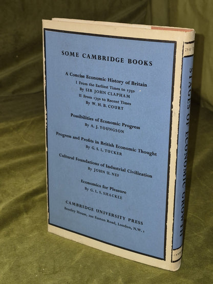 The Stages of Economic Growth - W W Rostow - Cambridge Press 1960 2nd Impression1