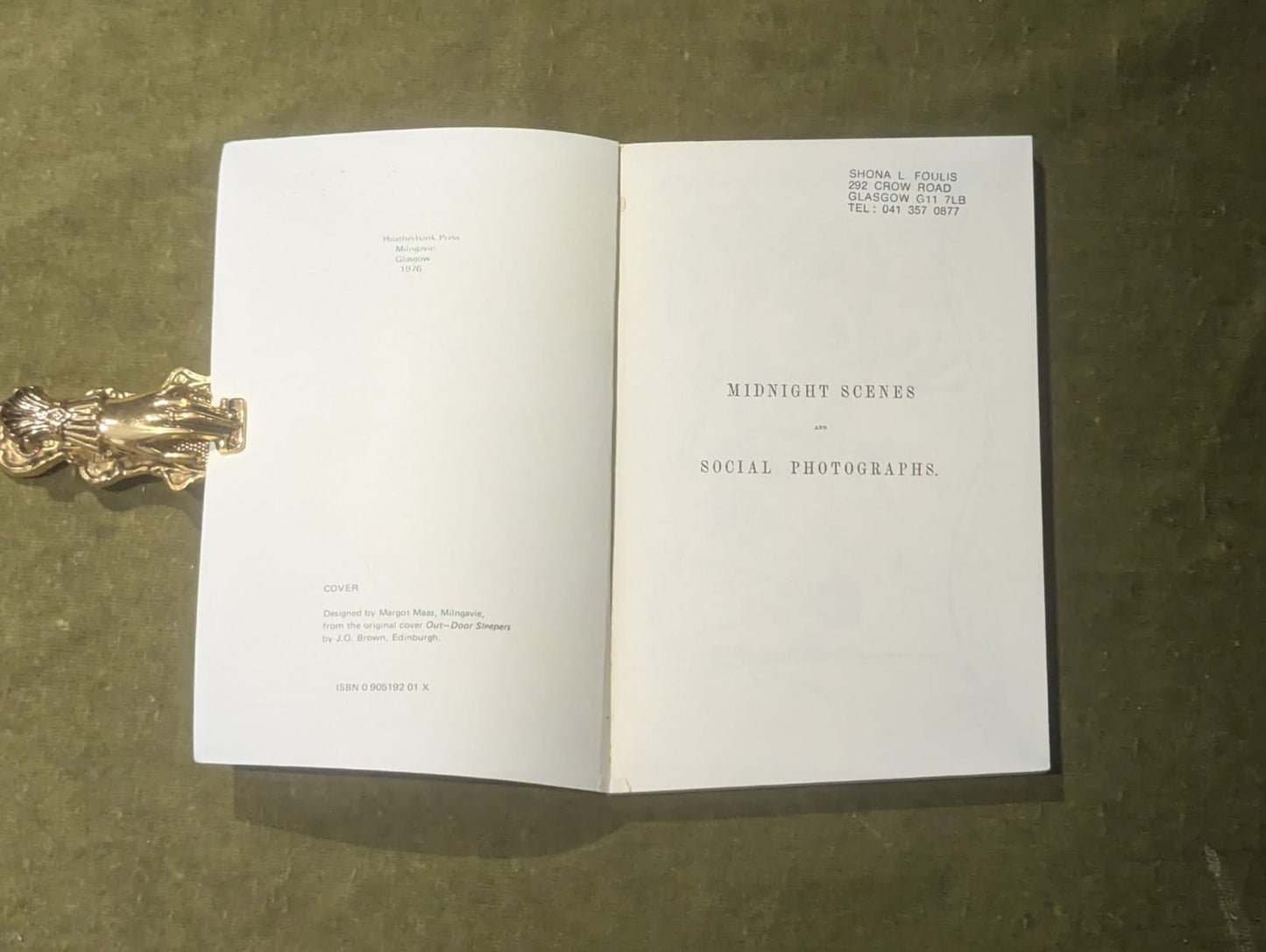 Midnight Scenes and Social Photographs - Shadow , Heatherbank Press 19767