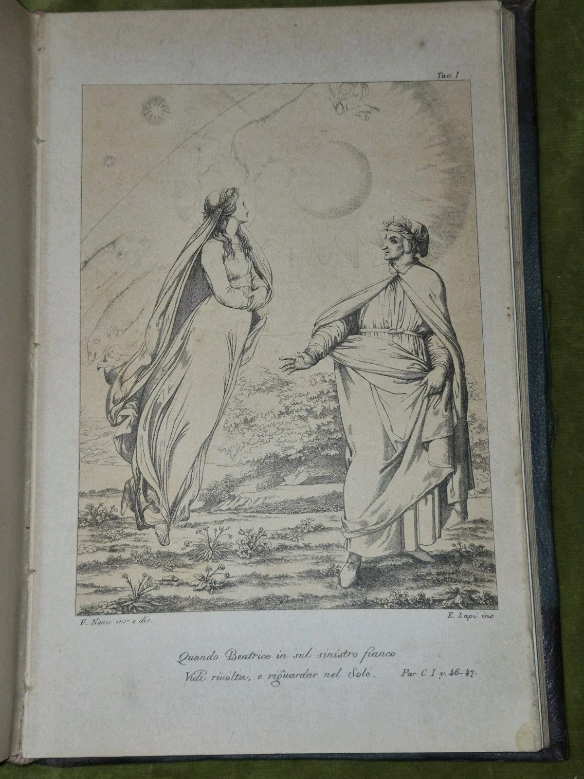 Divina Commedia Dante illustrated by Luigi Ademollo copper plates Devine Comedy8