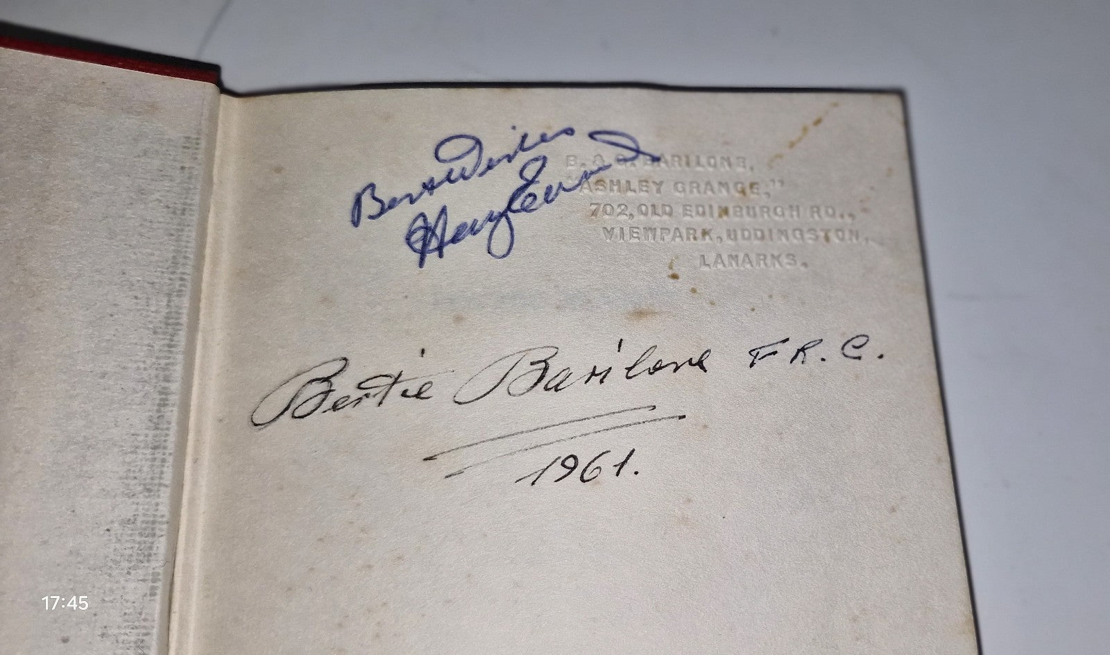 Psychic Healing Harry Edwards 1959 HC DJ  Spiritualist Press Signed By Author 8