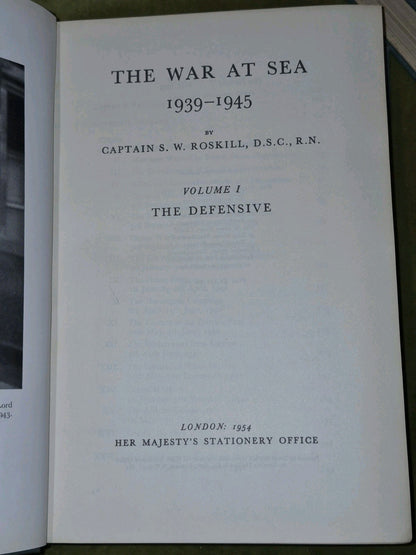 History of The Second World War - Vol I & 2 - The War At Sea by S. Roskill HMSO6