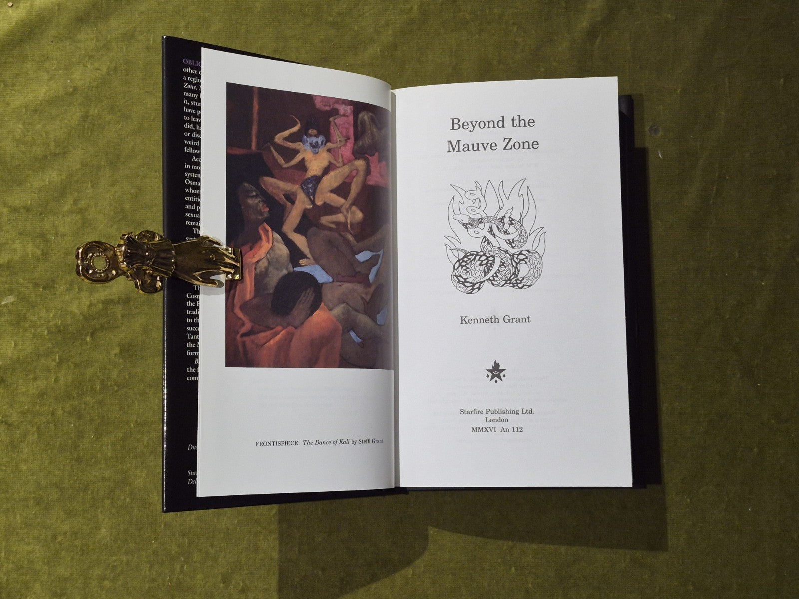 Beyond the Mauve Zone - Kenneth Grant , Starfire Publishing 2016 HB DJ2
