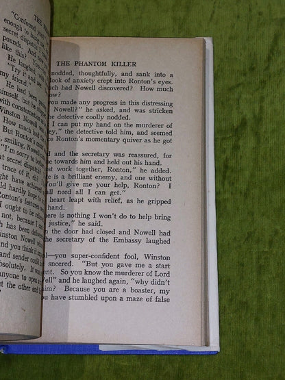 Phantom Killer by Henderson Taylor 1st Ed (1938) Modern Publishing Company HB DJ7