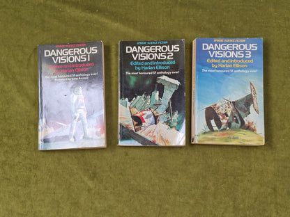 Dangerous Visions 1-3 Harlan Ellison Isaac Asimov Sphere 1974 Paperbacks0