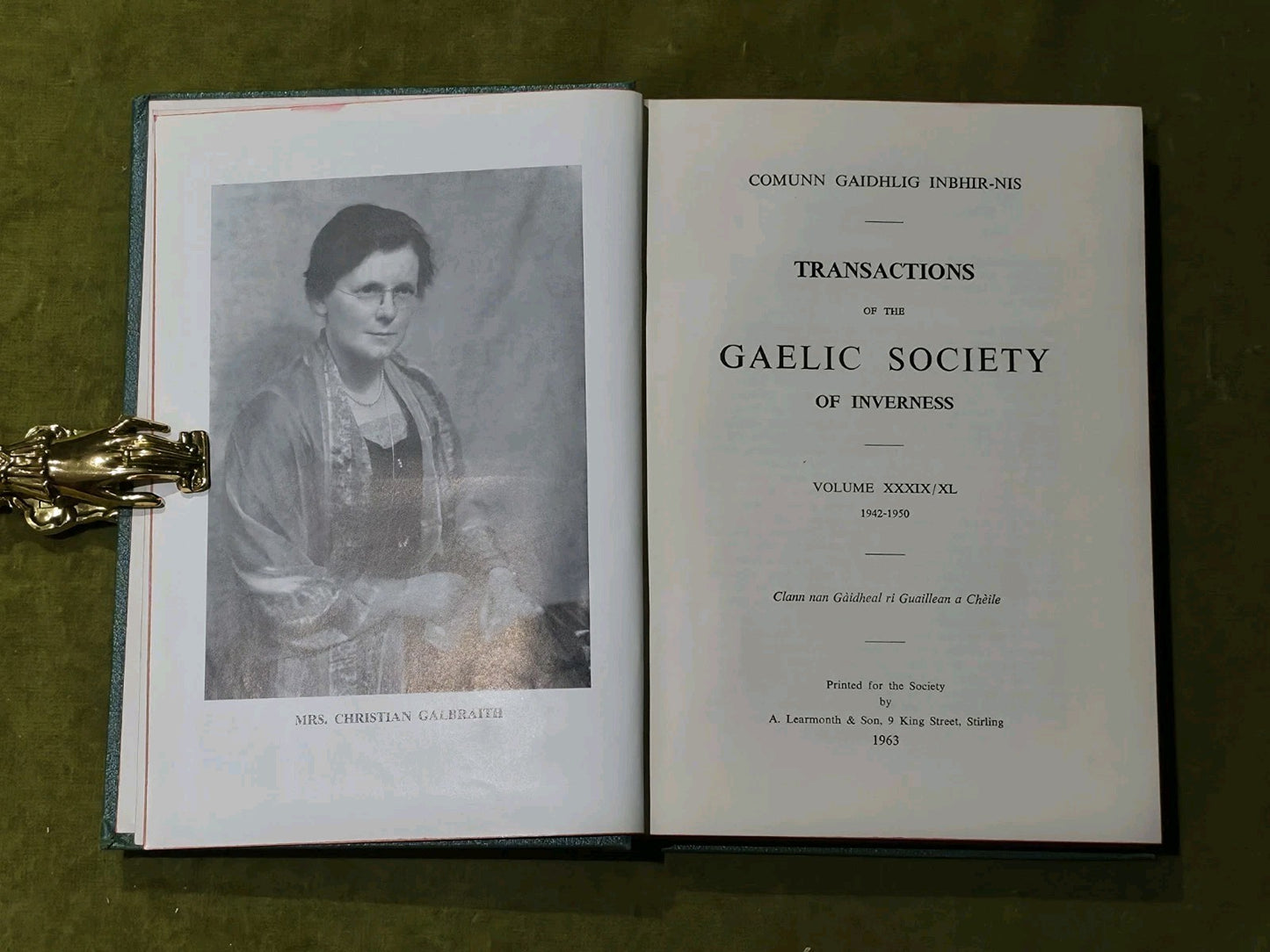 Transactions of the Gaelic Society of Inverness Vol.XXXIX-XL (1963)4