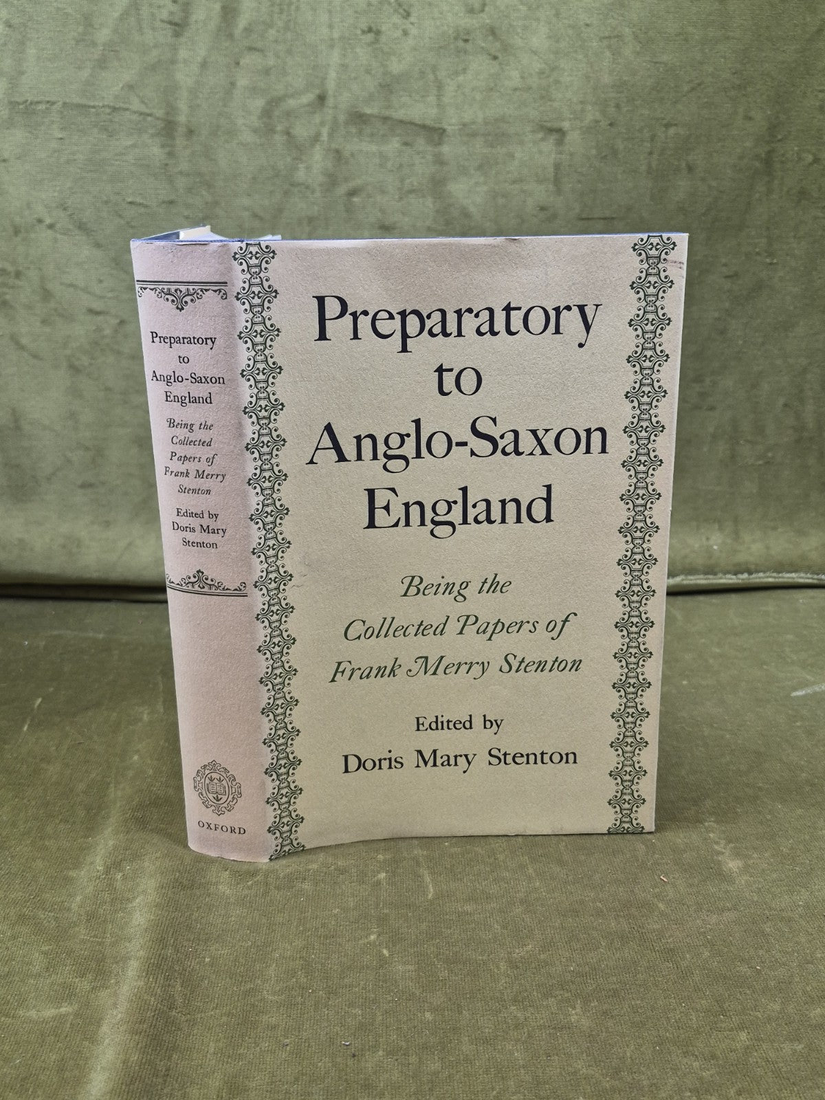 Preparatory to Anglo-Saxon England - Frank & Doris Stenton 1970 1st HB DJ0
