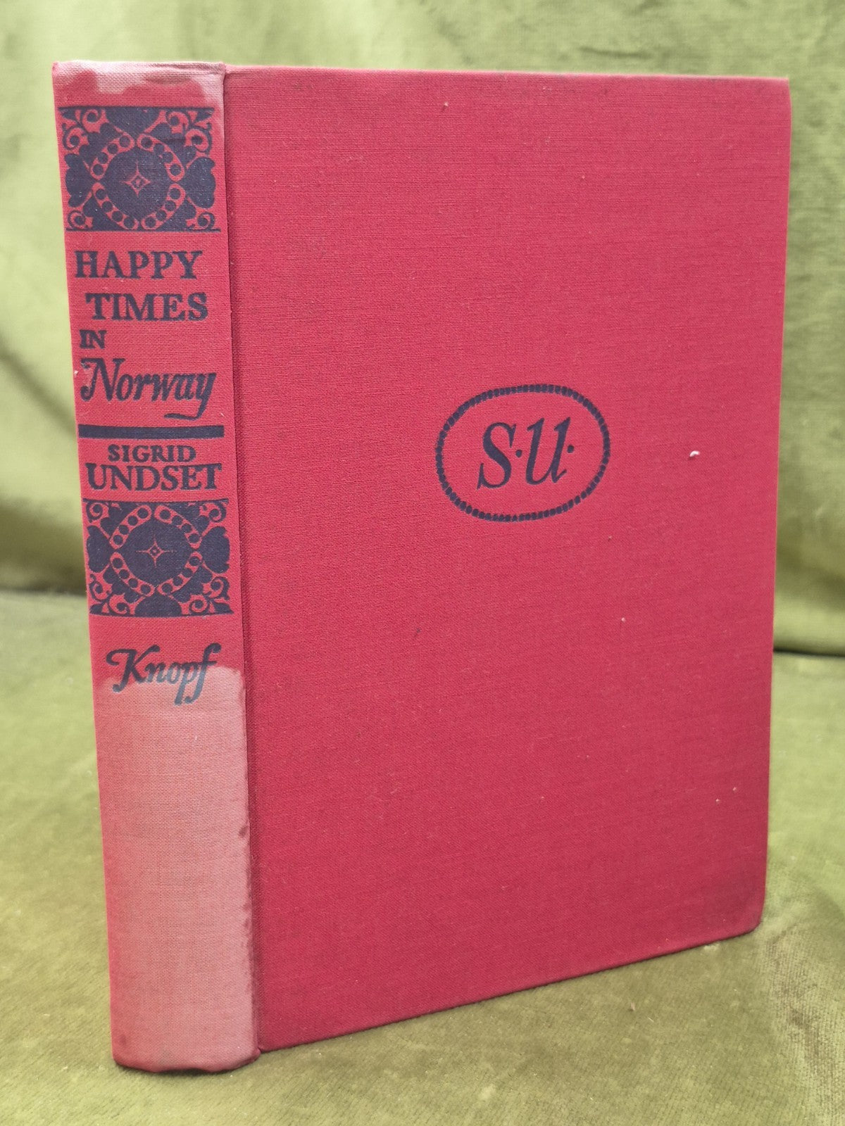 Happy Times in Norway First Edition Sigrid Undset 19423