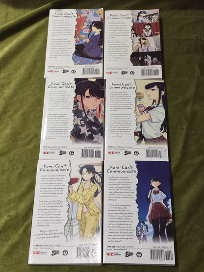 Komi Can't Communicate Vols. 1-6 (2021 Sixth Printing) Tomohito Oda3