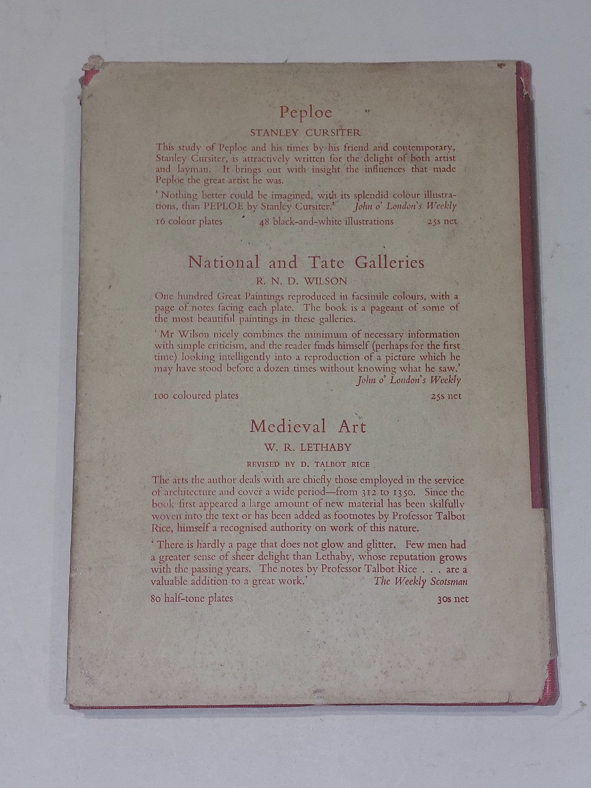 Three Scottish Colourists by Peploe Cadell Hunter, T.J. Honeyman (1950)2