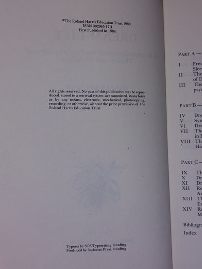 DreamLife: A ReExamination of the PsychoAnalytical Theory (1984) Meltzer4