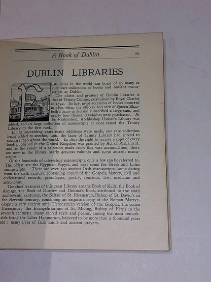 A Book of Dublin (1929) [Corporation Of Dublin] 1st Ed Pb Book4