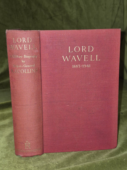 Lord Wavell 1883-1941: A Military Biography by R. Collins (Hardcover, 1948)0
