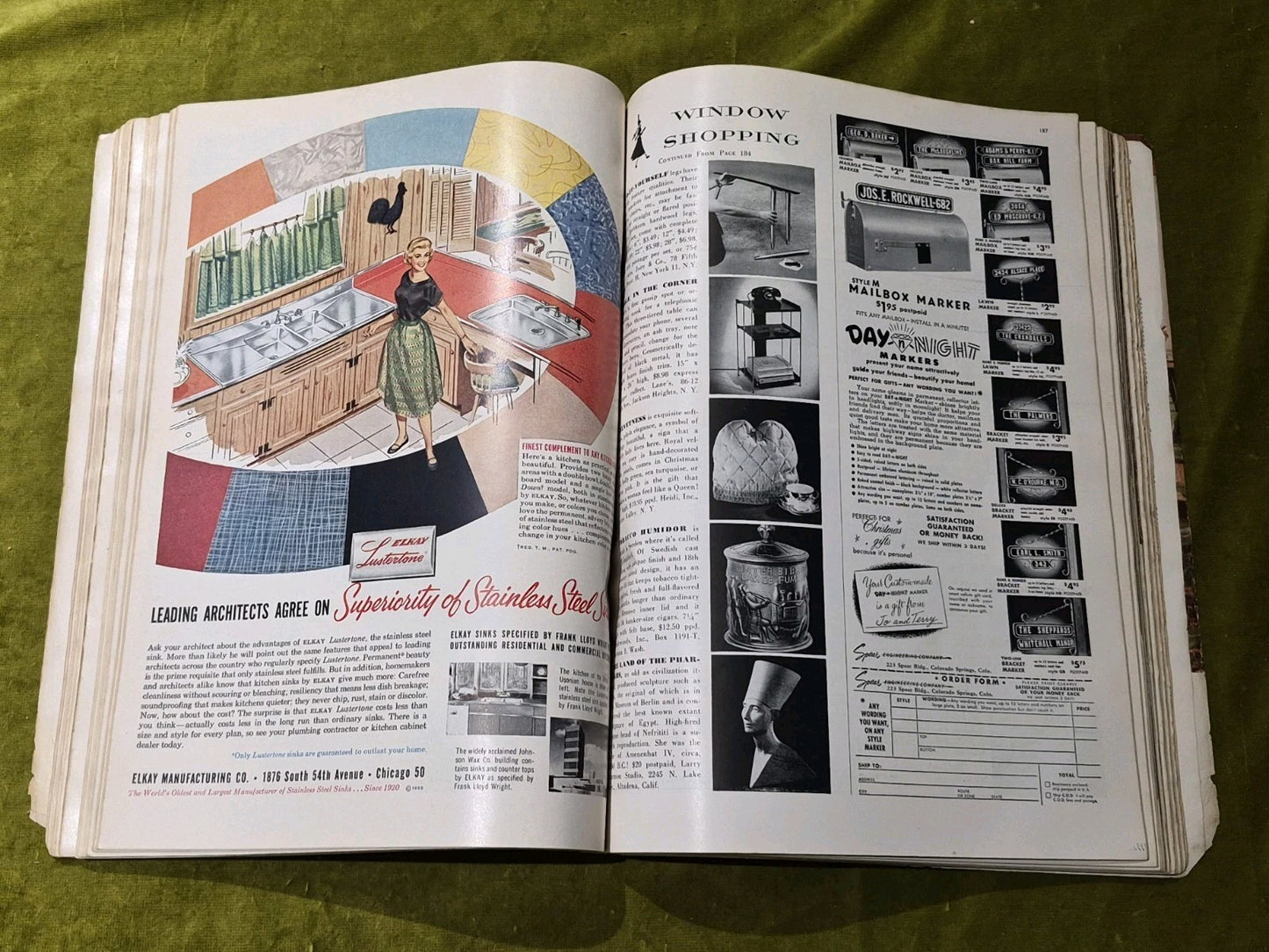 House Beautiful Magazine November 1955 Volume 98, No. 11 - Frank Lloyd Wright5