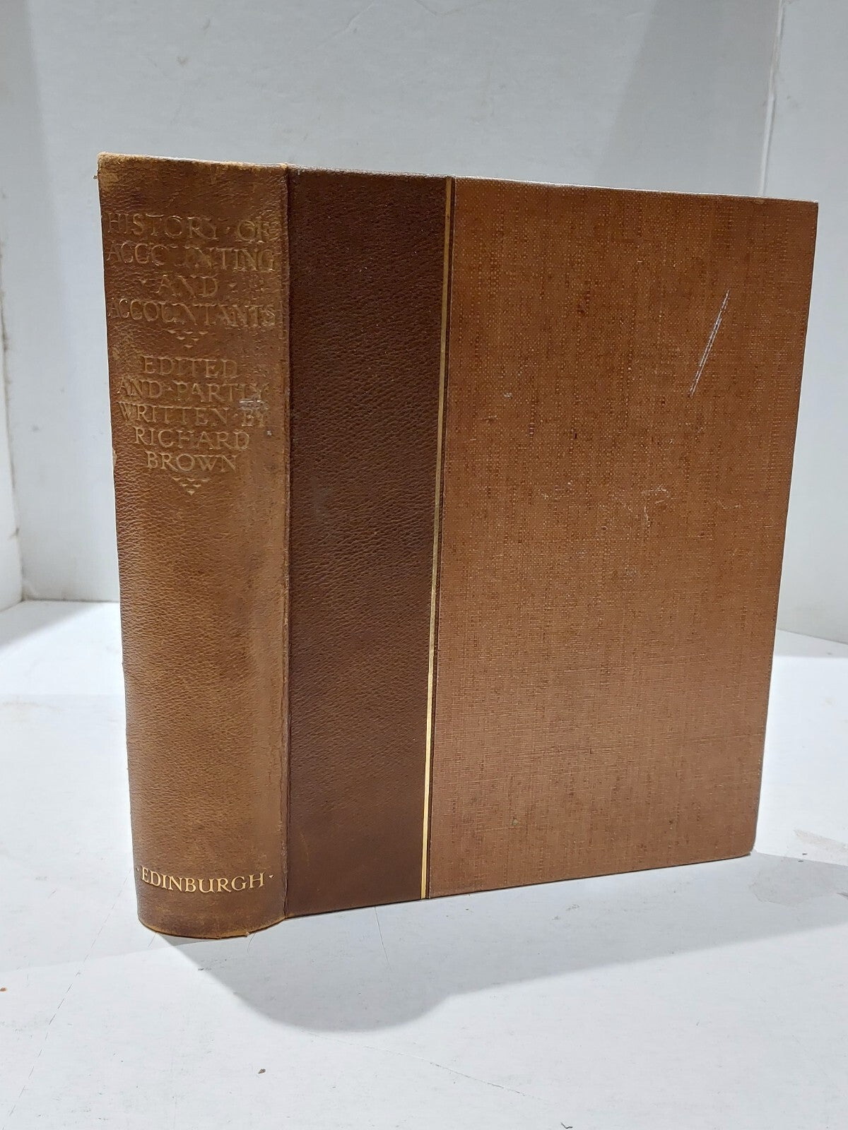 History Of Accounting And Accountants By Richard Brown (1905) Hb Limited, Signed0