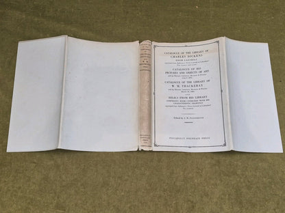 Catalogue of the Library of Charles Dickens Thackeray Piccadilly Press 19354