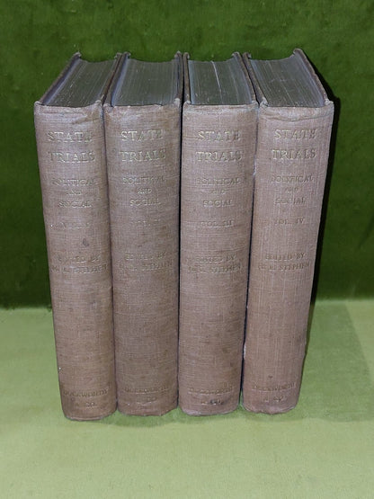 State Trials Political and Social. Four Volumes. Duckworth (1902)0