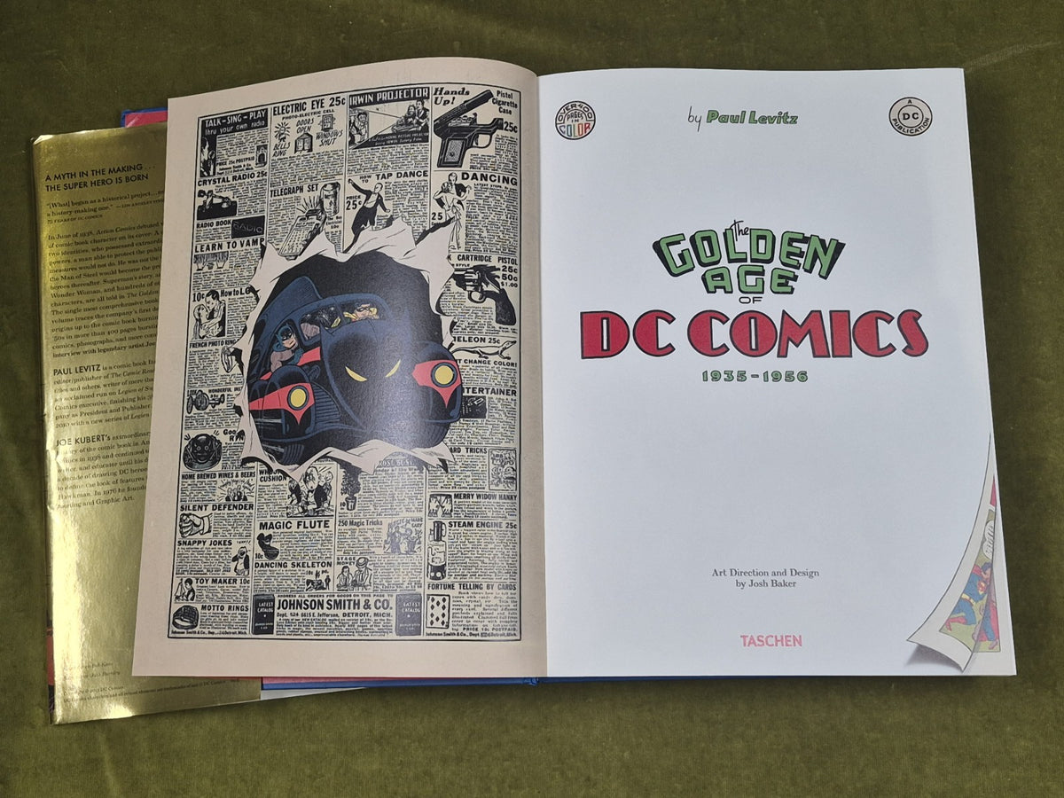 The Golden Age of DC Comics 1935-1956 by Paul Levitz Taschen HB DJ3