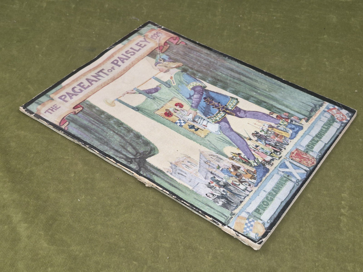 The Pageant of Paisley 1929 Programme George A Clark 1