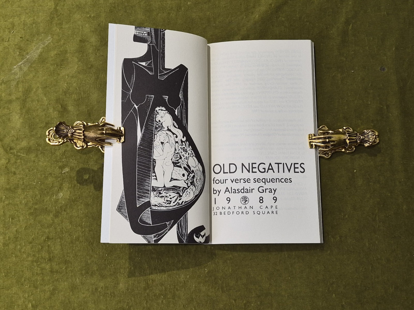 Alasdair Gray (SIGNED) Old Negatives : Four Verse Sequences 19894