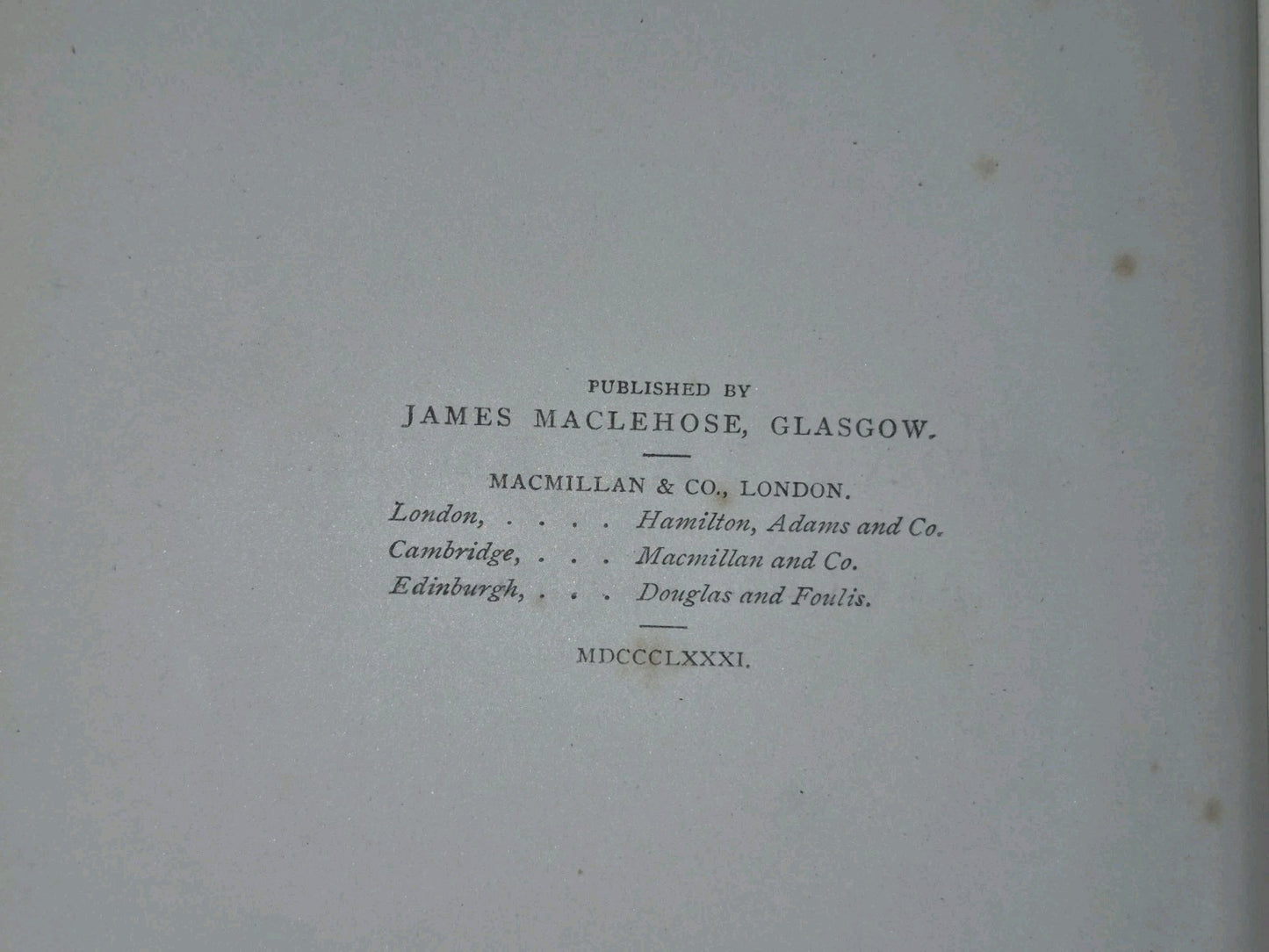 Among the Rocks Around Glasgow Dugald Bell Glasgow James Maclehose 1st Edition 6