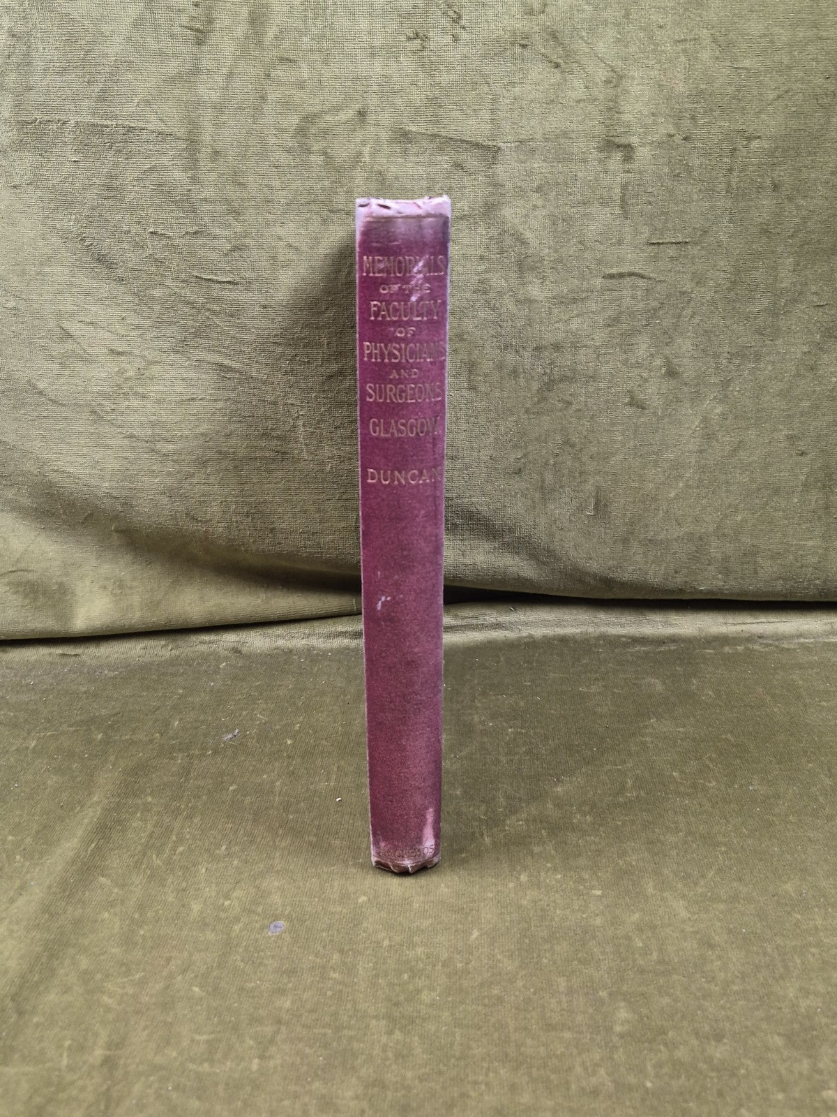 Memorials of the Faculty of Physicians & Surgeons of Glasgow 1599-1850 - Duncan2