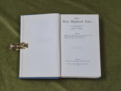 More West Highland Tales Vol 1- John G McKay , Oliver & Boyd 19405