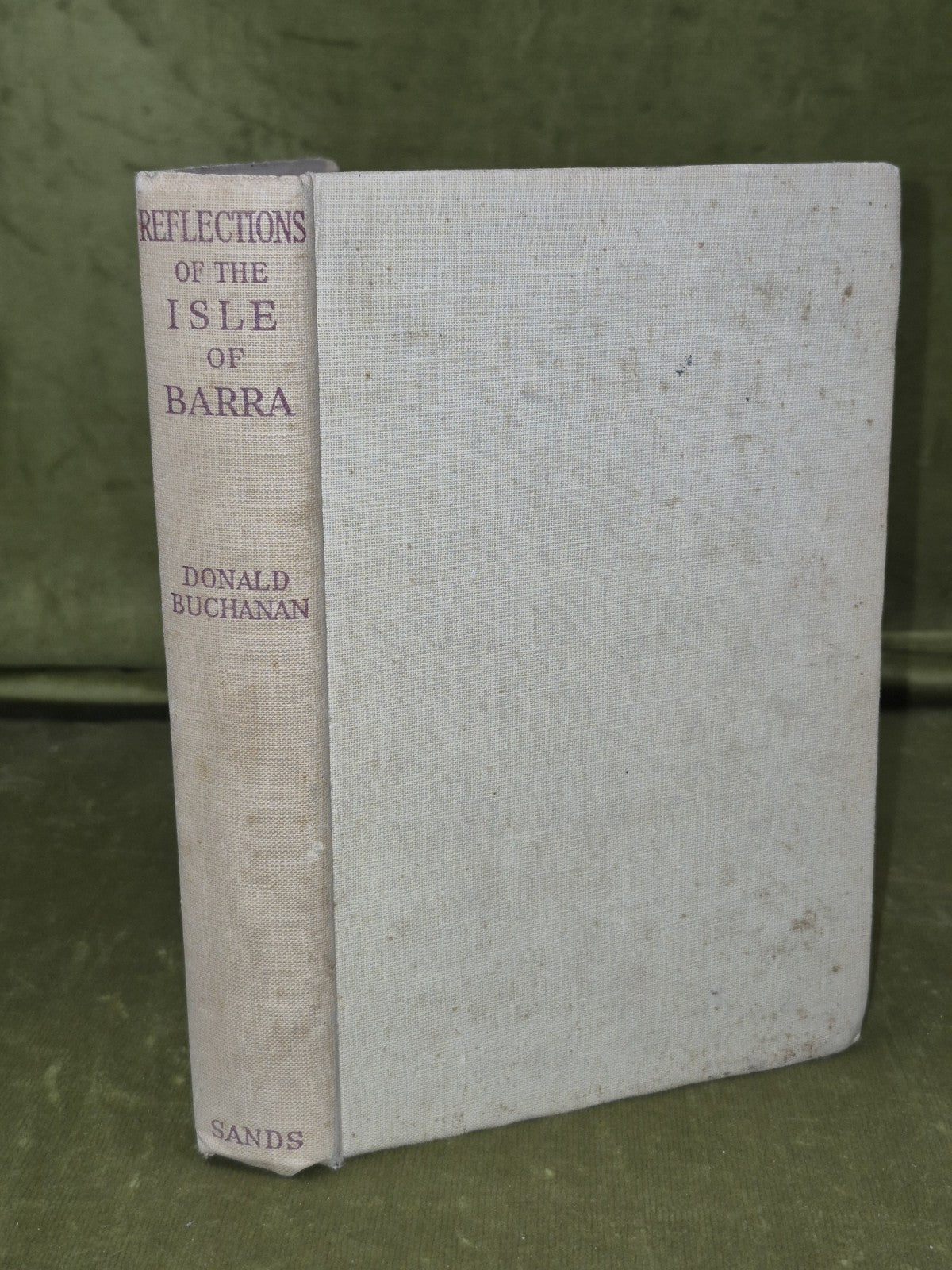 Reflections of the Isle of Barra Donald Buchanan 1943 Second Edition0
