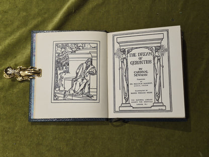 Dream of Gerontius - Cardinal Newman , National Library Society Leather ~19405