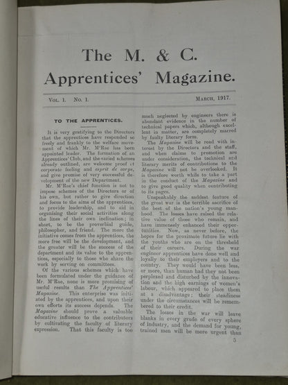 Mavor & Coulson Apprentice's Magazine Articles Glasgow Industrial History8