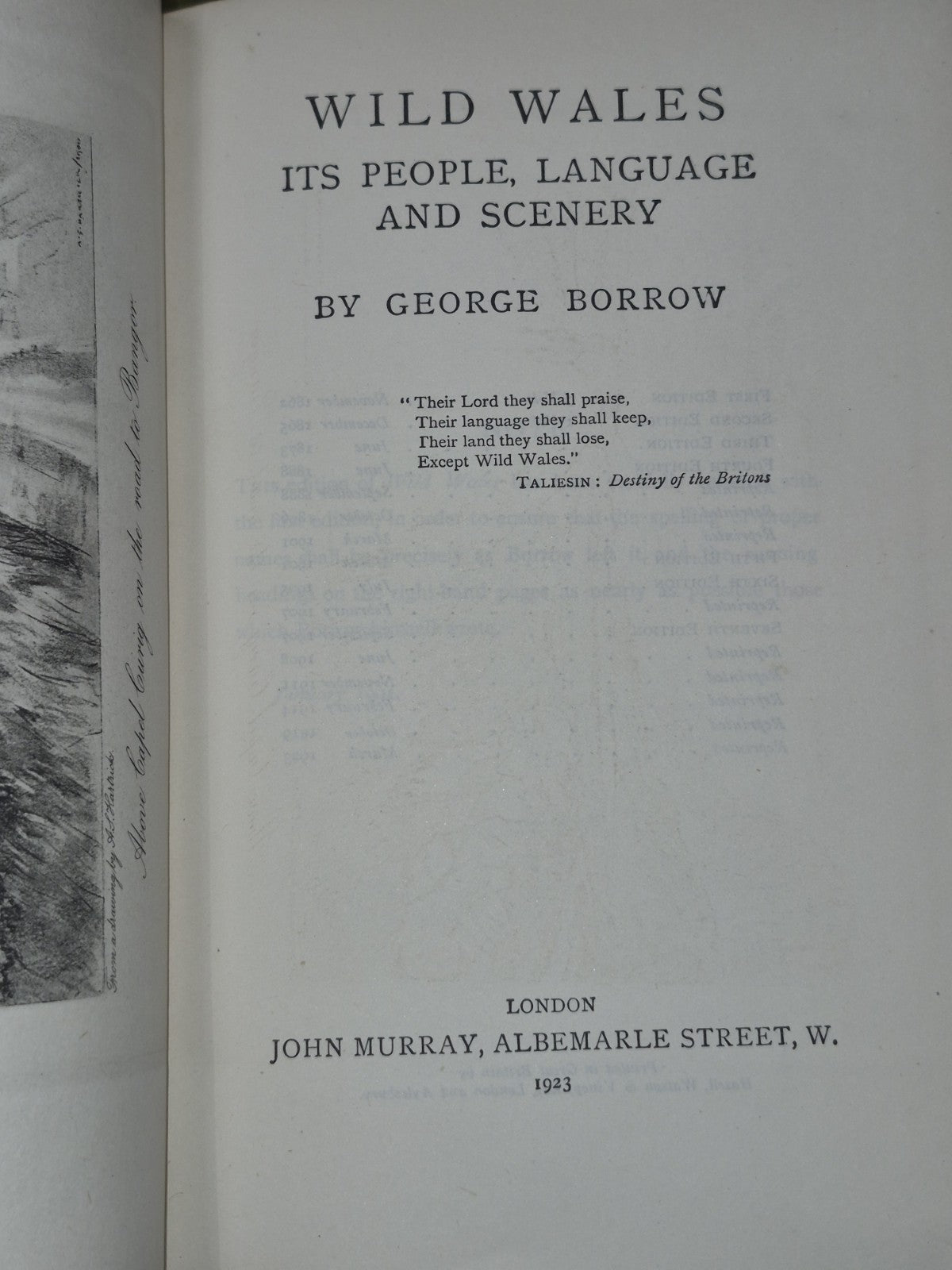 George Borrow John Murray Wild Wales Lavengro Ramano Lavo-Lil Bible in Spain 13