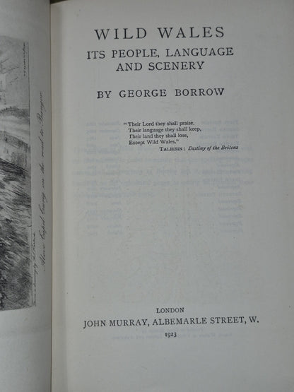 George Borrow John Murray Wild Wales Lavengro Ramano Lavo-Lil Bible in Spain 13